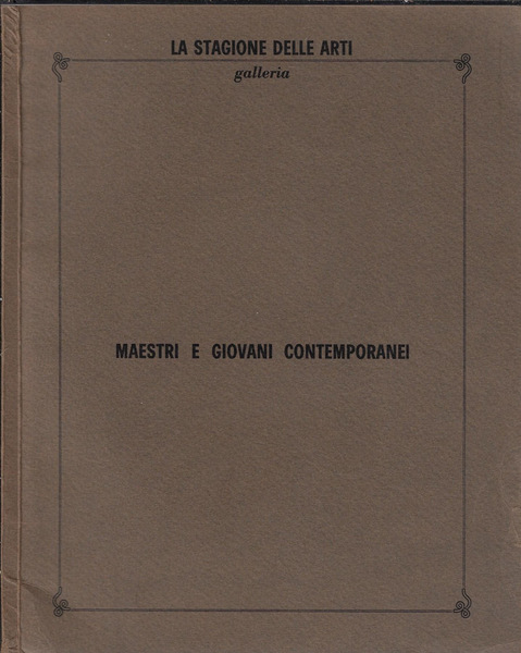 Maestri e giovani contemporanei
