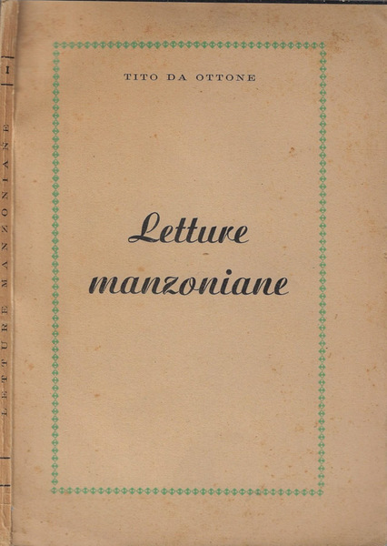 Letture manzoniane quaderno primo