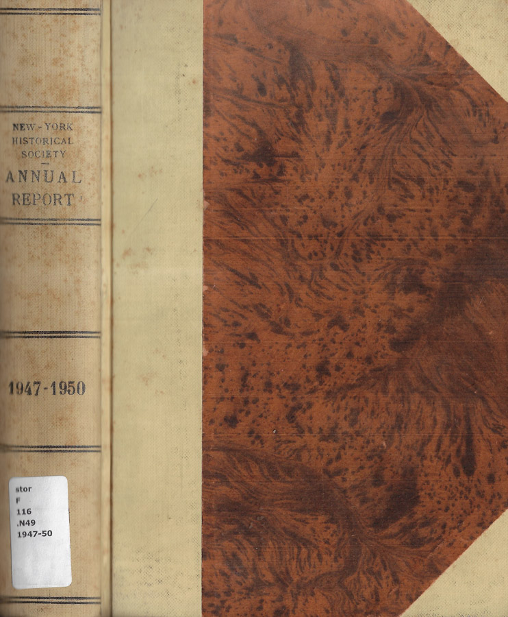 Annual report of the New York Historical Society for the …