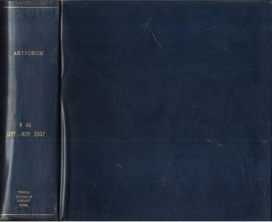 Artforum Vol. 46 sept. - nov. 2007