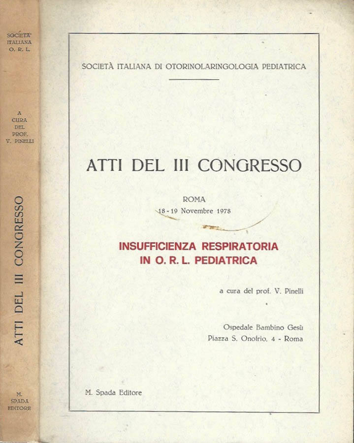 Atti del III Congresso - Roma, 18-19 Novembre 1978