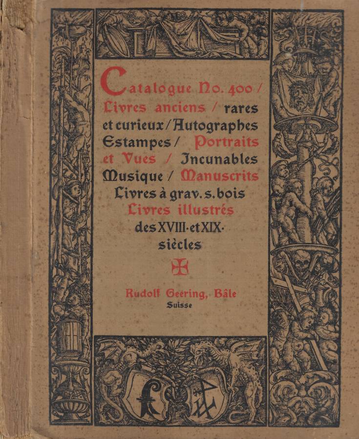 Autographes Livres rares et curieux Estampes, Portaits et Vues Incunables