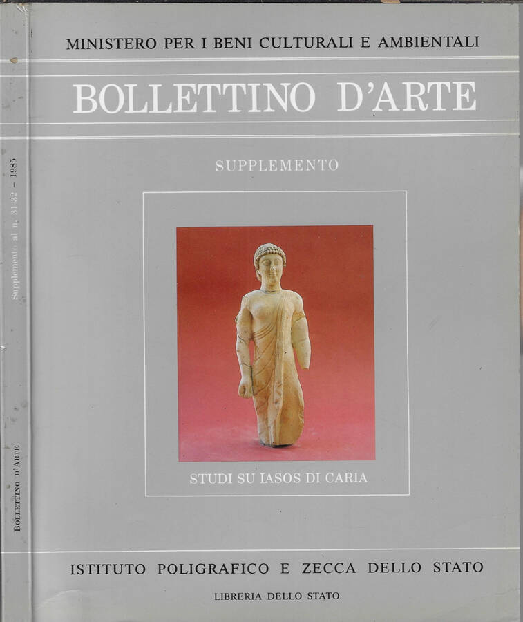 Bollettino d'arte anno 1985 supplemento al n. 31-32