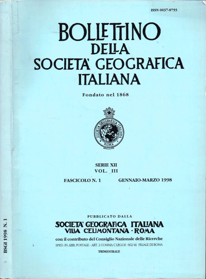 Bollettino della Società Geografica Italiana