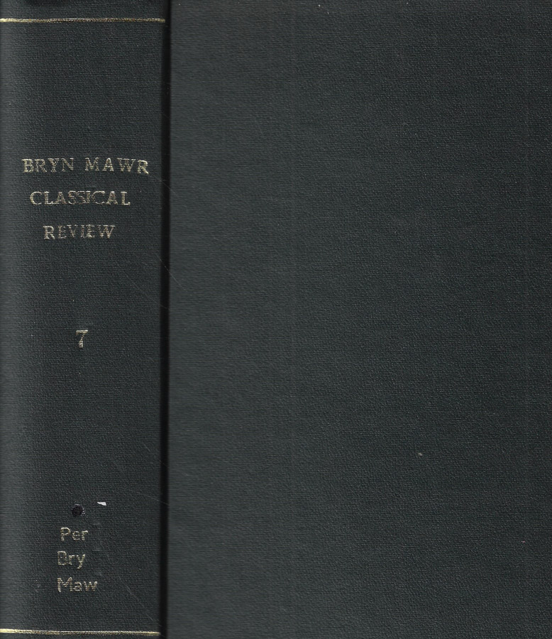 Bryn Mawr Classical Review 1996