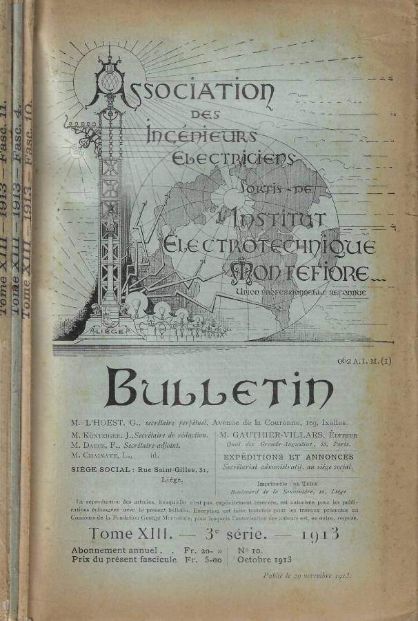 Bulletin n. 4-10-11 Anno 1913