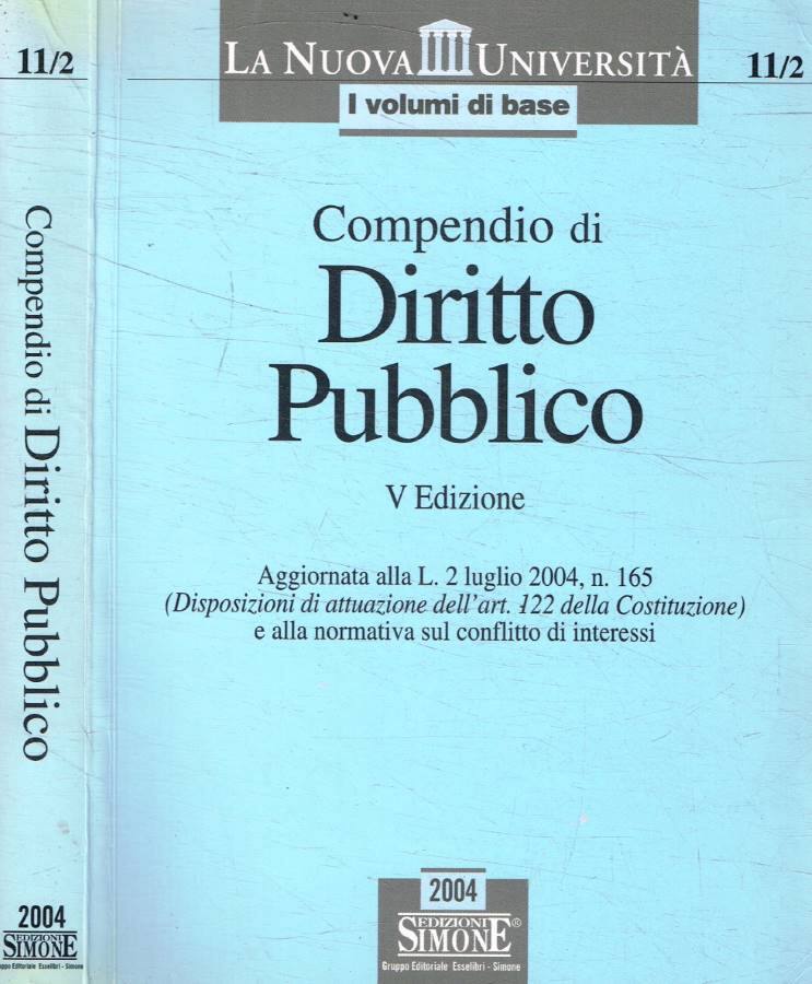 Compendio di diritto pubblico
