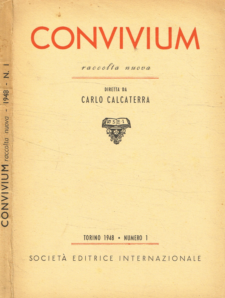 Convivium. Raccolta nuova, n.1, 1948