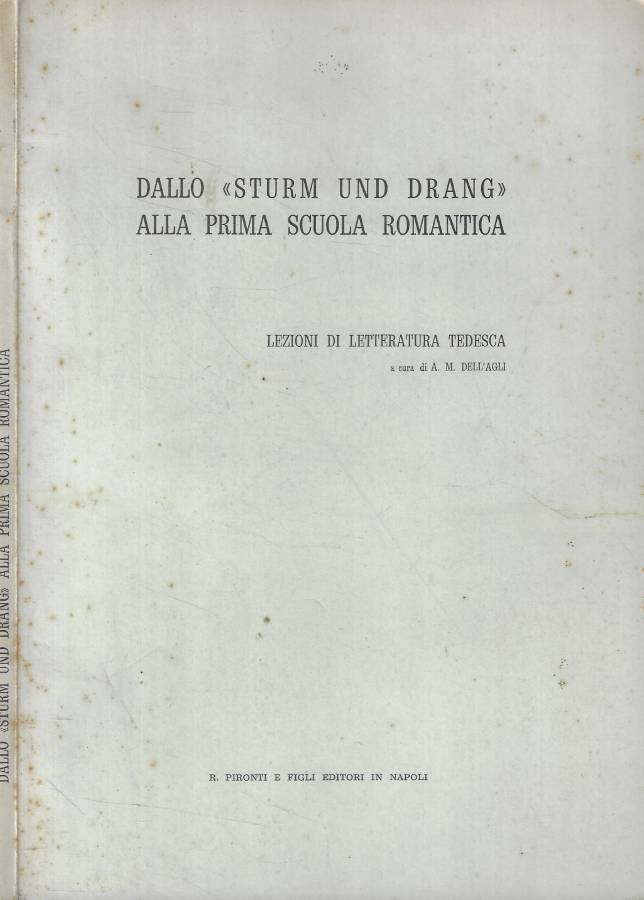 Dallo Sturm und drang alla prima scuola romantica