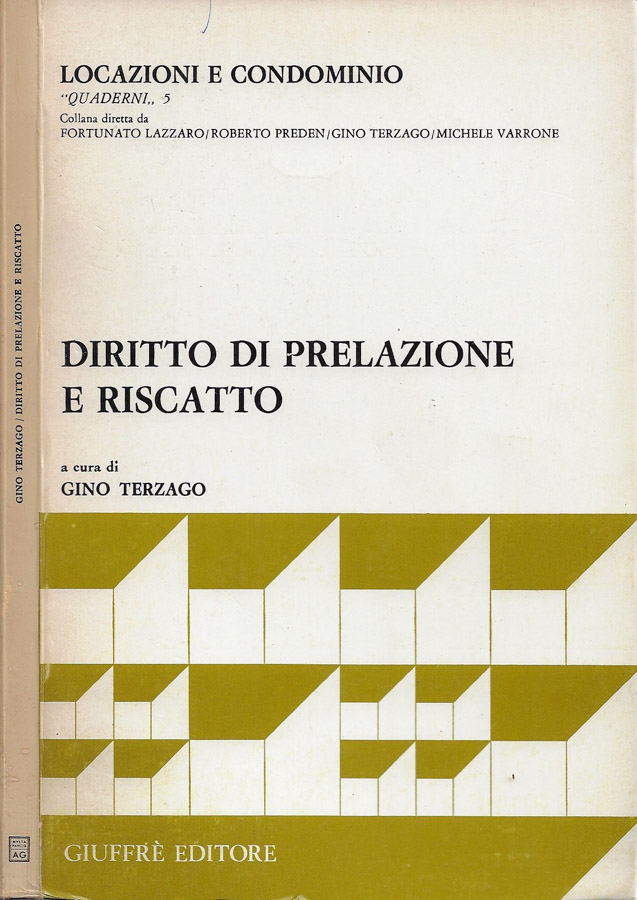Diritto di prelazione e riscatto