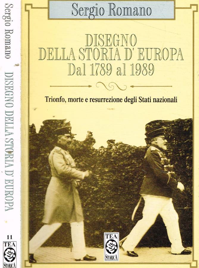 Disegno della storia d'Europa dal 1789 al 1989