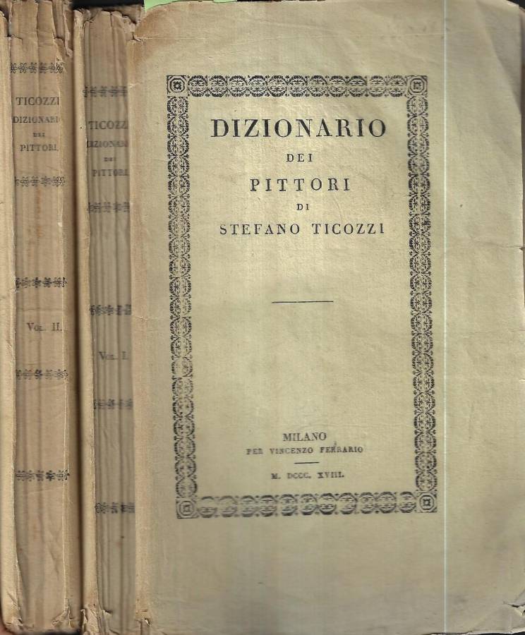 Dizionario dei pittori Vol. I - II