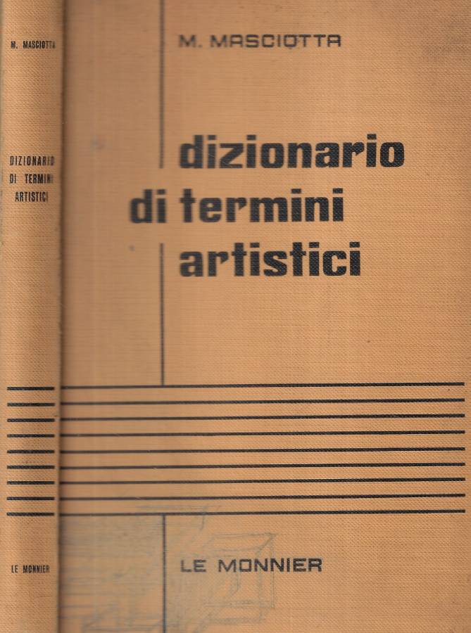 Dizionario di termini artistici