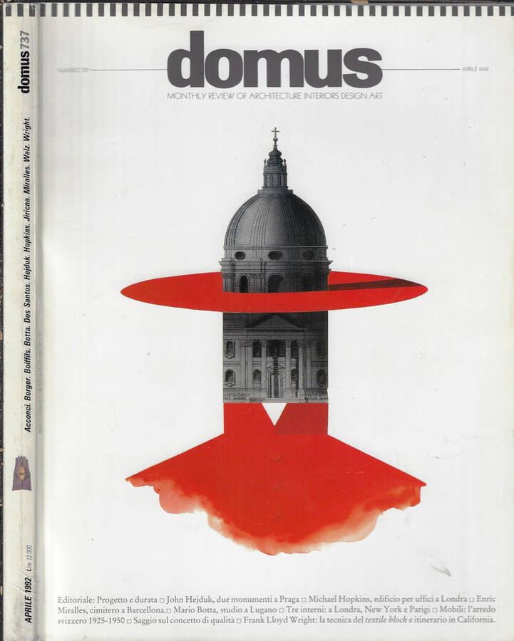 Domus anno 1992 n. 737