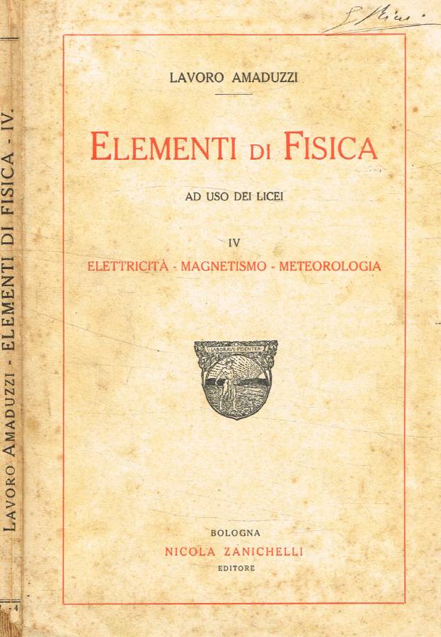 Elementi di fisica IV