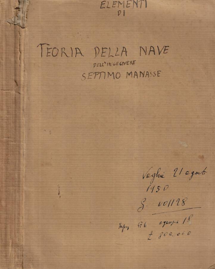 Elementi di teoria della nave ad uso delle scuole di …