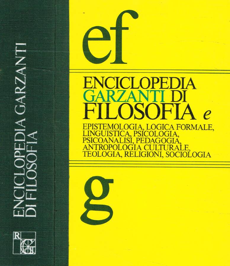 Enciclopedia Garzanti di filosofia