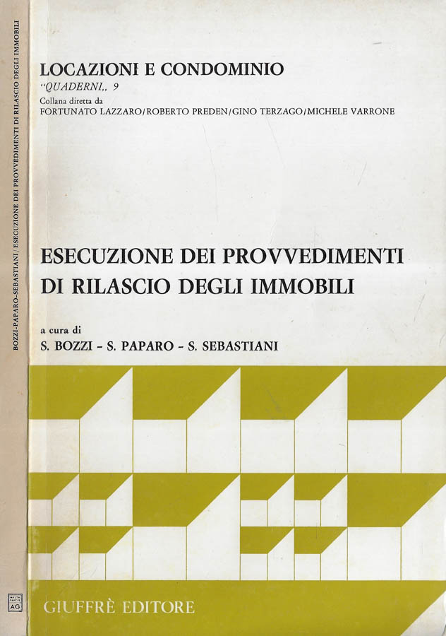 Esecuzione dei provvedimenti di rilascio degli immobili