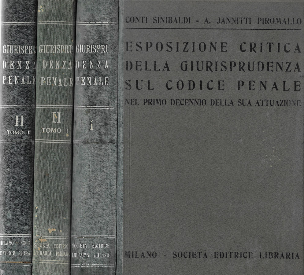 Esposizione critica della giurisprudenza sul codice penale nel primo decennio …