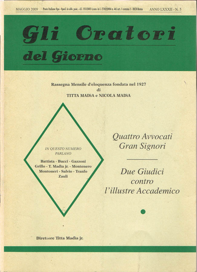 Gli Oratori del Giorno