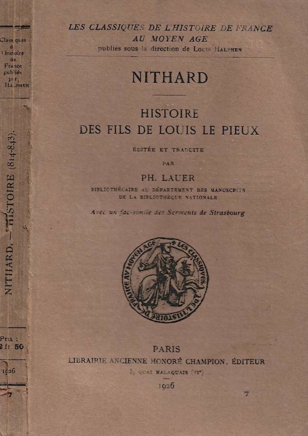 Histoire des fils de Louis le Pieux