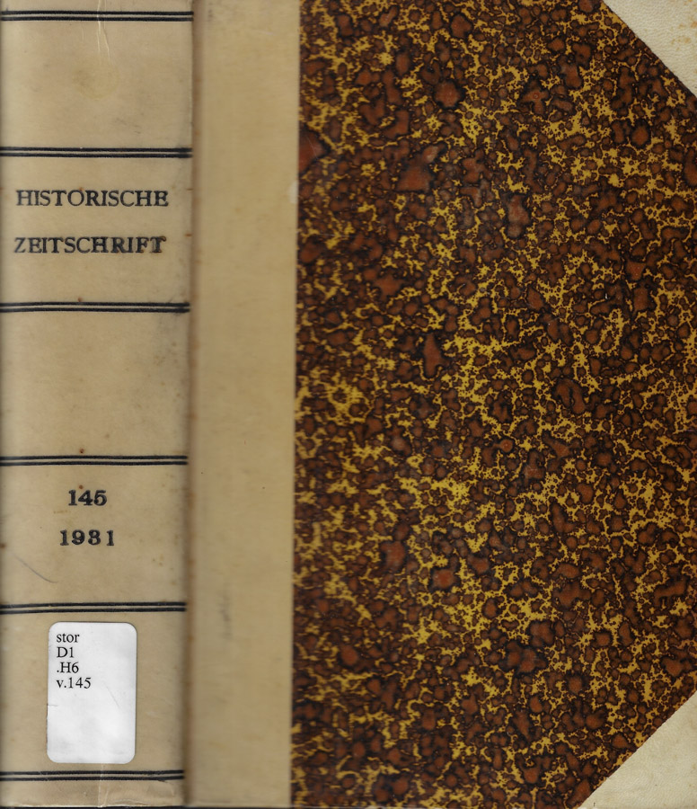 Historische Zeitschrift Anno 1932