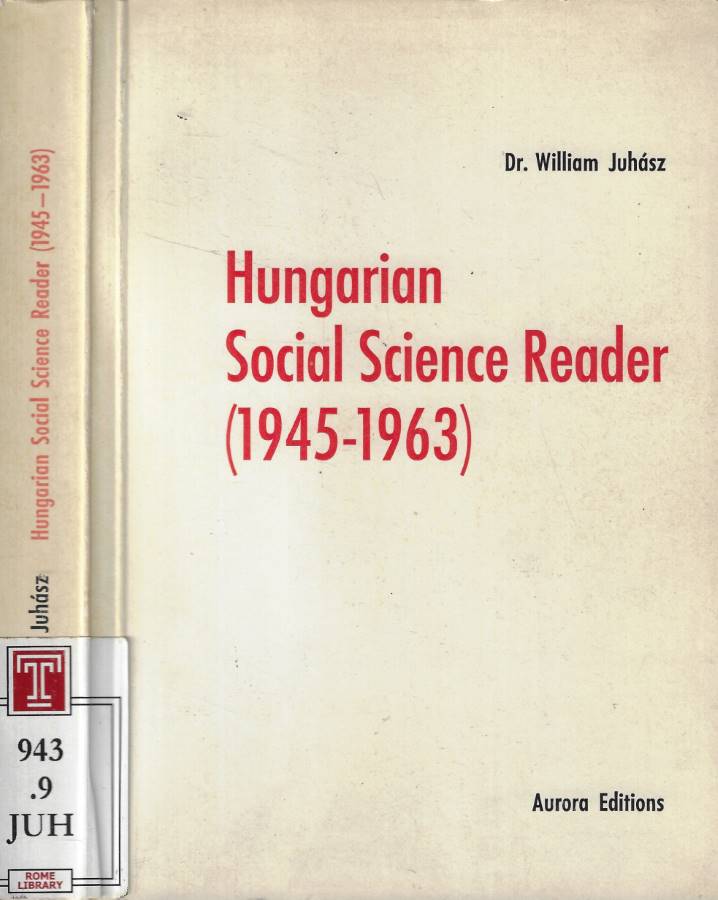 Hungarian Social Science Reader (1945-1963)