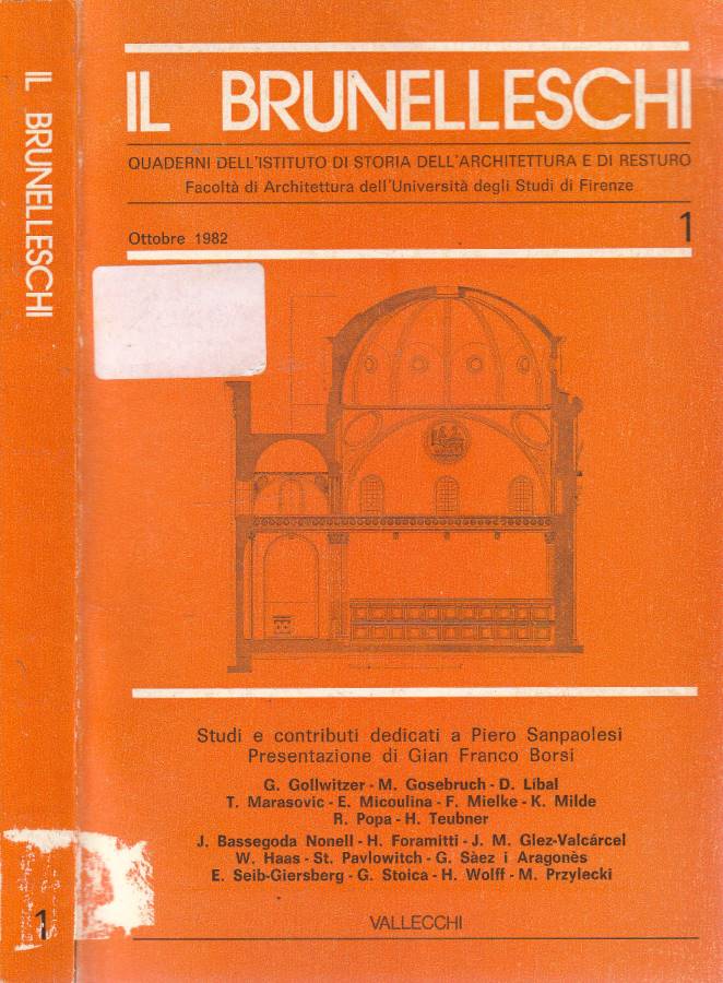 Il Brunelleschi vol 1, ottobre 1982