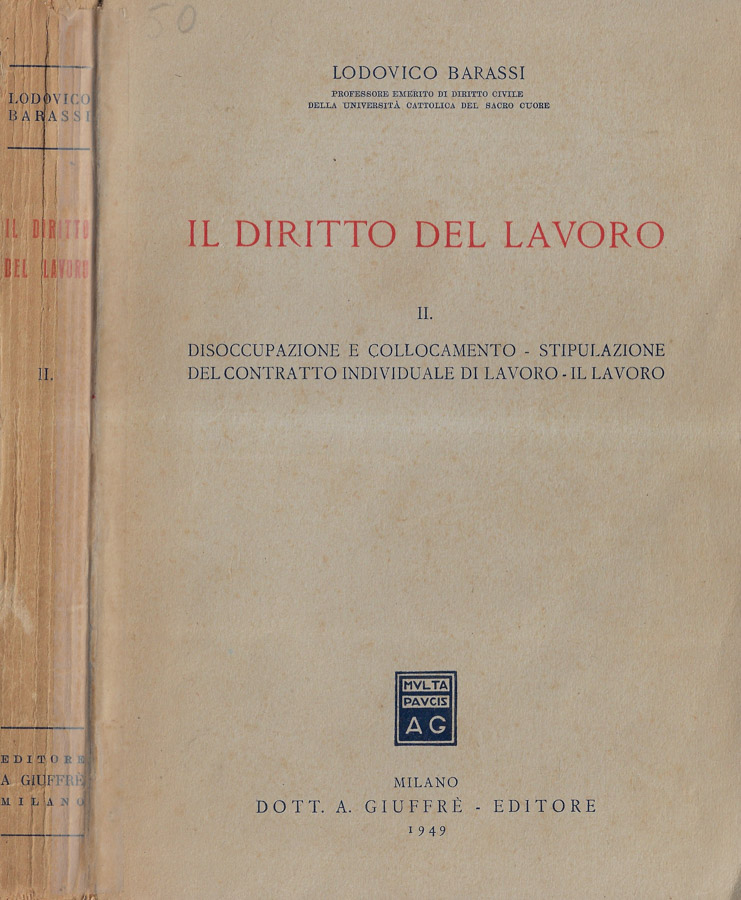 Il diritto del lavoro Vol. II