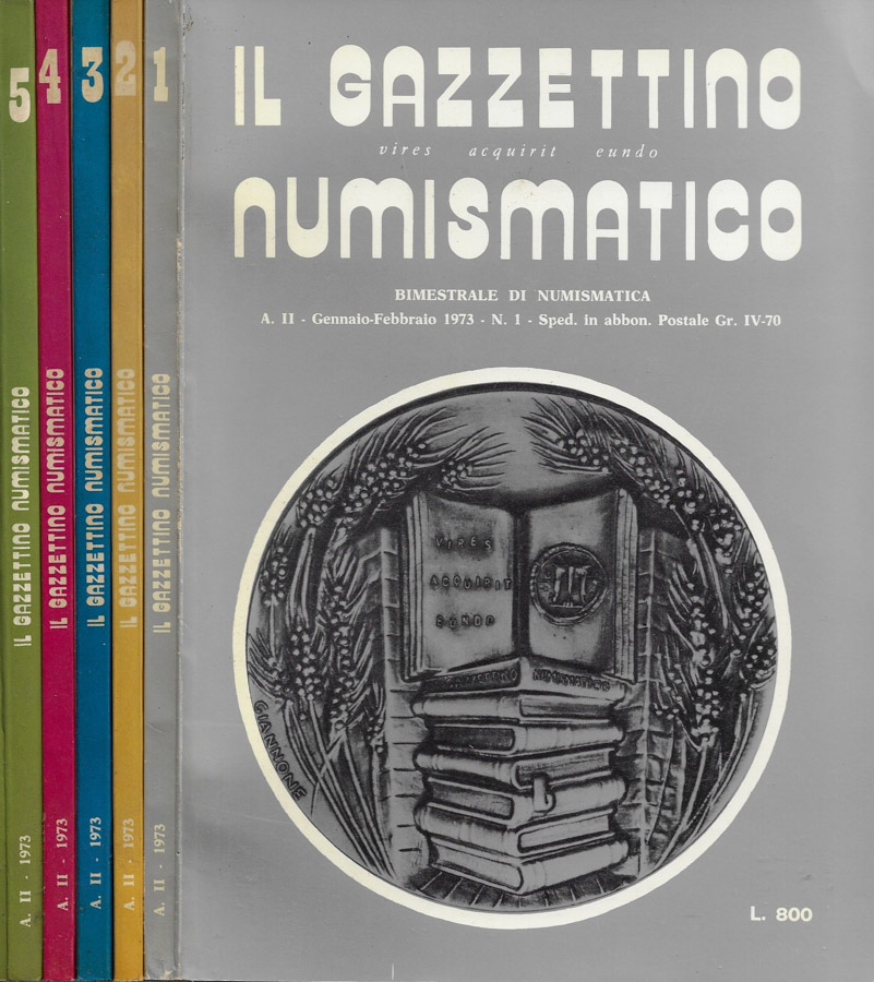 Il Gazzettino Numismatico. Bimestrale di Numismatica. Anno II - 1972 …