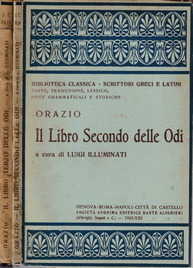 Il libro delle Odi, secondo, terzo