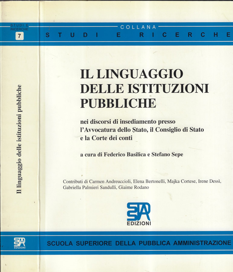 Il linguaggio delle istituzioni pubbliche
