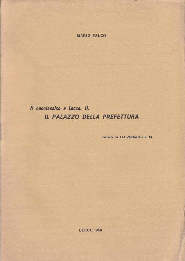Il neoclassico a Lecce. II.