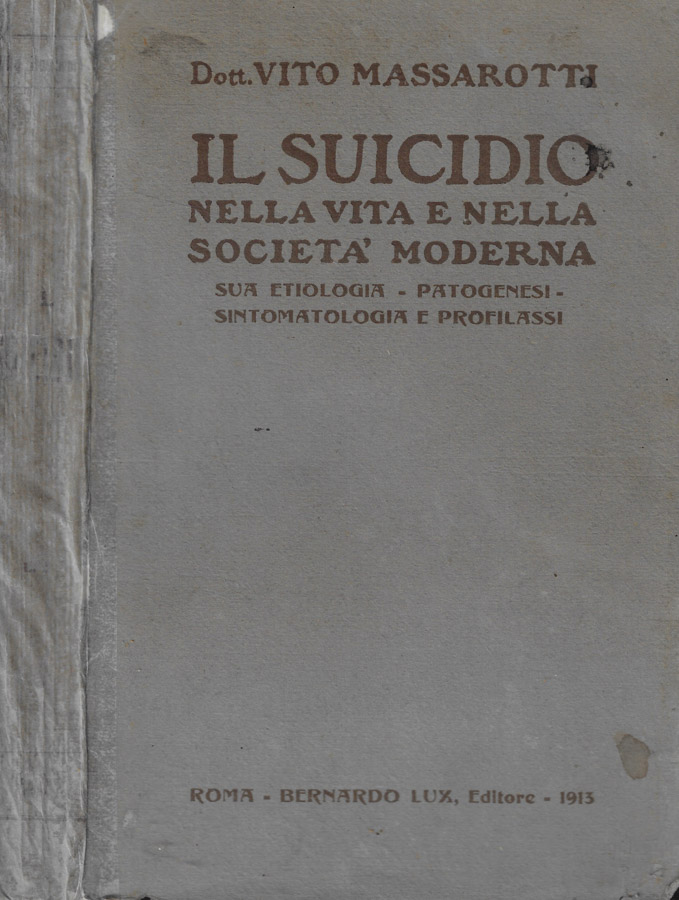 Il suicidio nella vita e nella società moderna