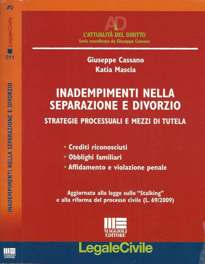 Inadempimenti nella separazione e divorzio