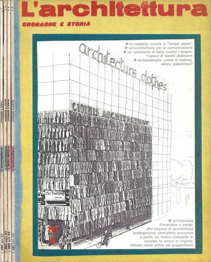 L'Architettura. Cronache e Storia - Anno 1979 - N. 281 …