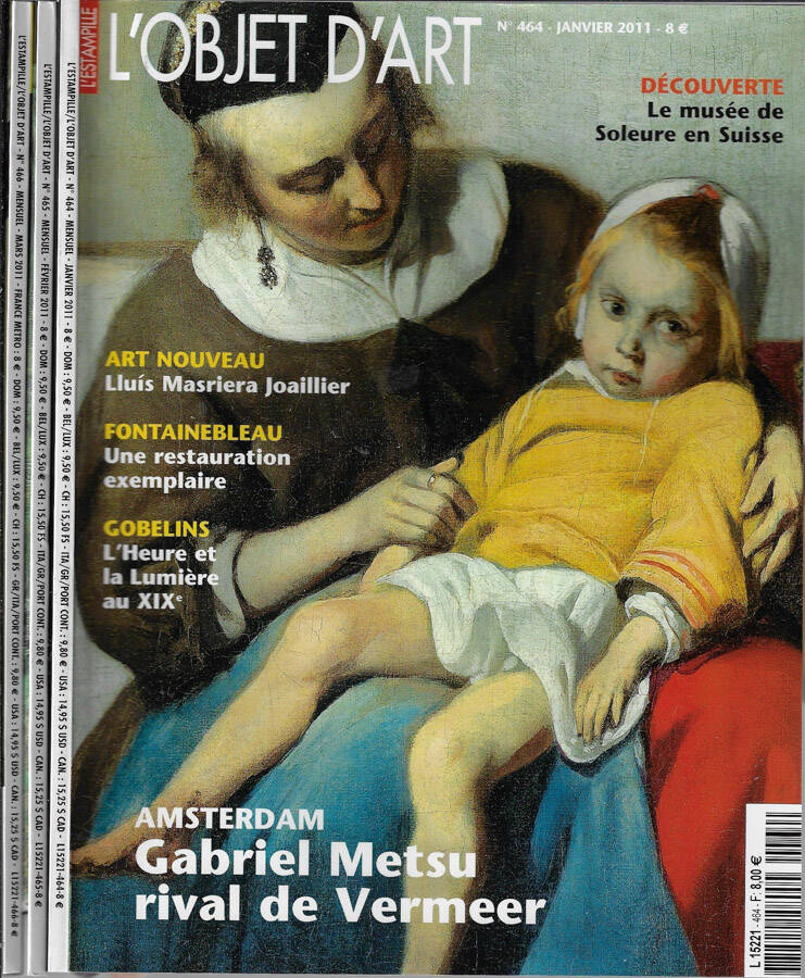 L'Estampille / L'Objet D'Art Anno 2011 N° 464, 465, 466