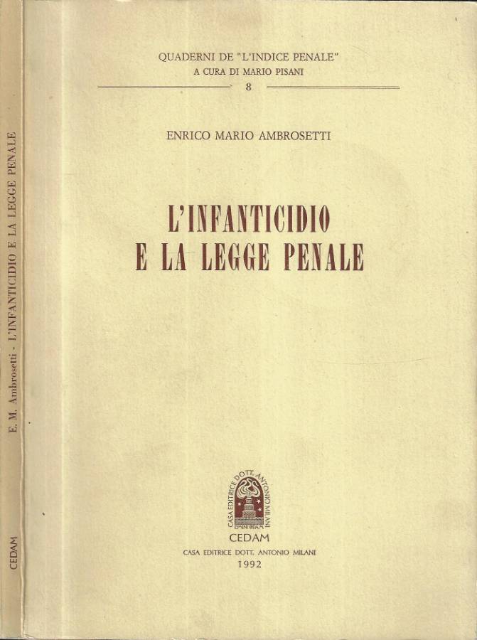 L' infanticidio e la legge penale