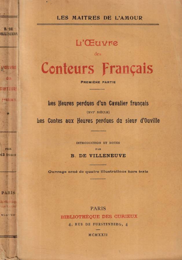 L'Oeuvre des Conteurs Francais