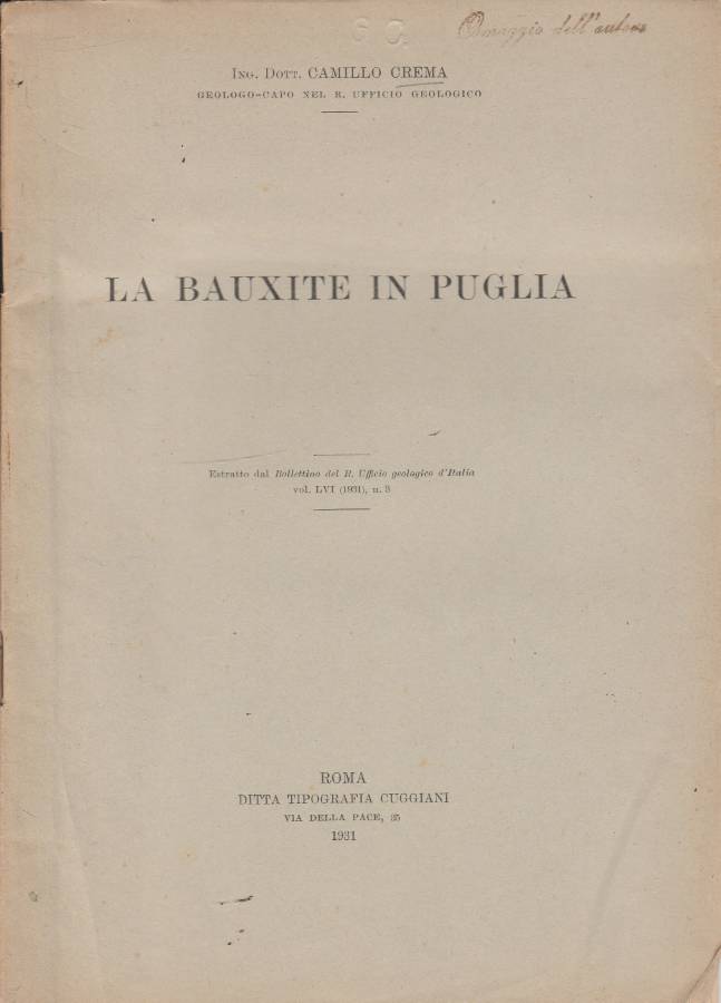 La Bauxite in Puglia