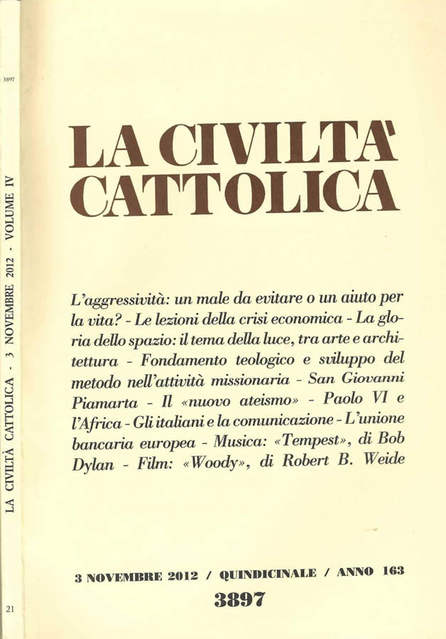La civiltà cattolica n. 21 - anno 163 - vol. …