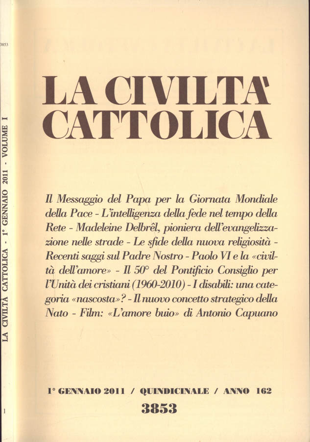 La civiltà cattolica n. 13 Anno 2012