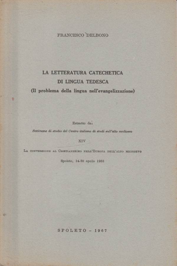 La letteratura catechetica di lingua tedesca