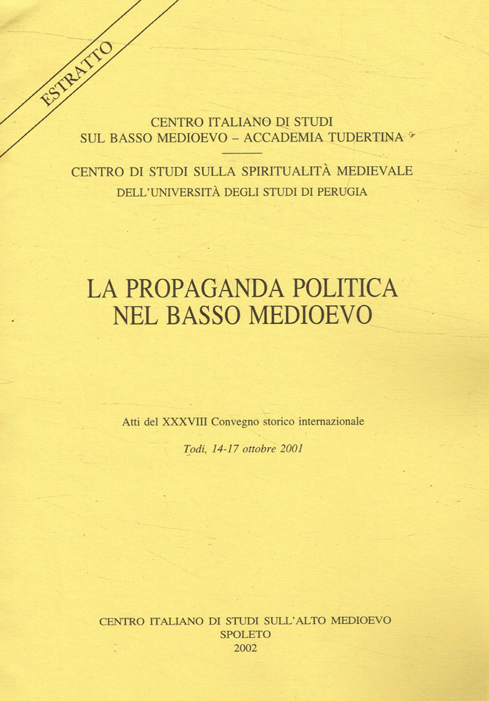 La propaganda politica nel basso medioevo