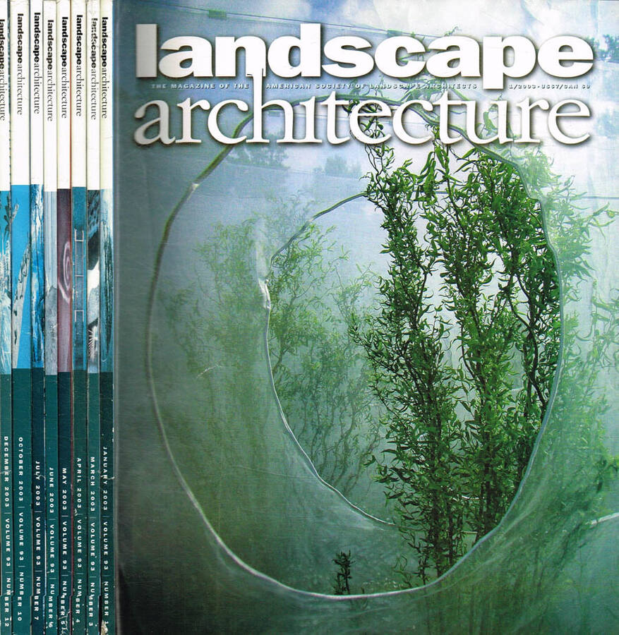 Landscape architecture. The magazine of the american society of landscape …