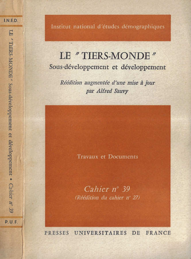 Le "tiers-monde" sous-developpement et developpement
