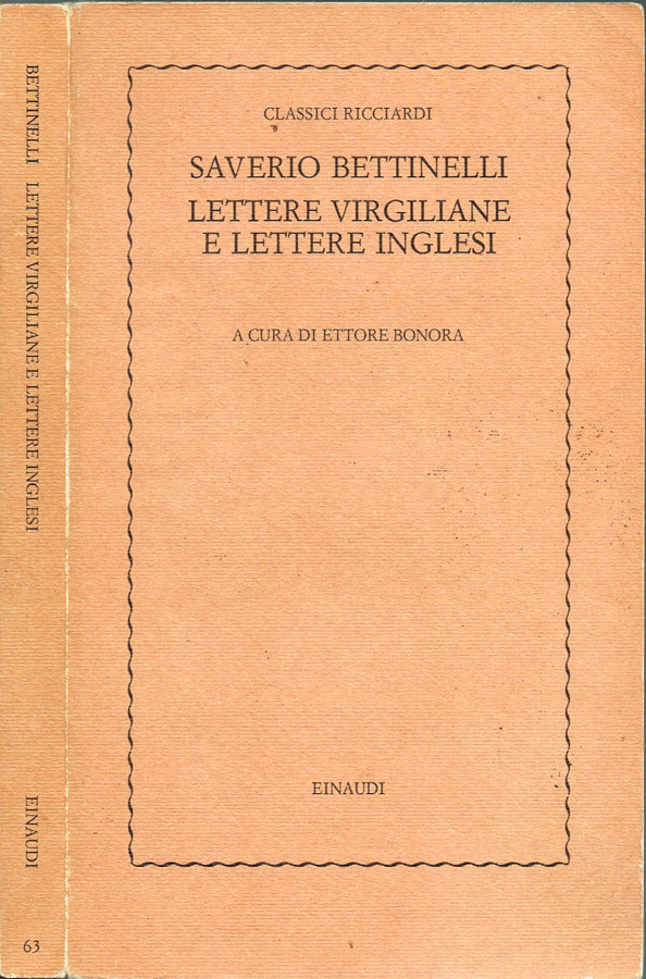 Lettere virgiliane e lettere inglesi