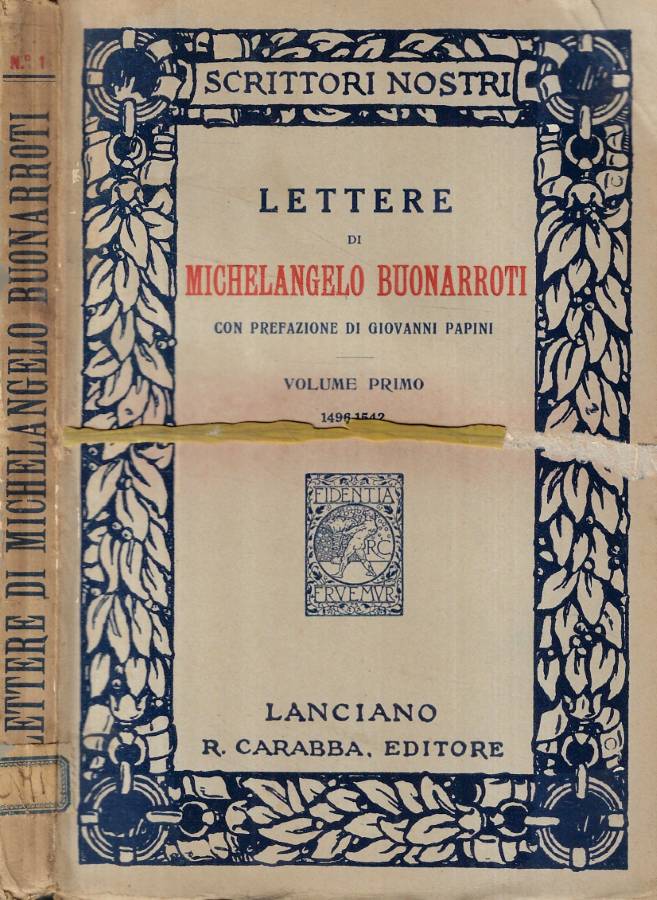 Lettere Vol. I 1496-1542