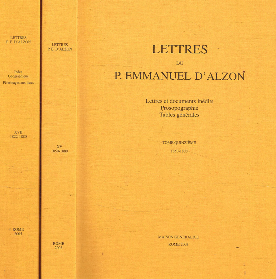 Lettres du P. Emmanuel D'Alzon. Vol.V, XVII