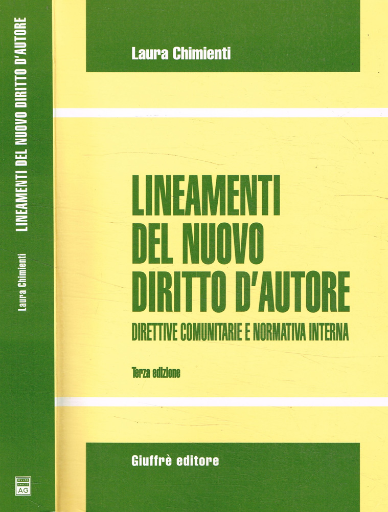 Lineamenti del nuovo diritto d'autore
